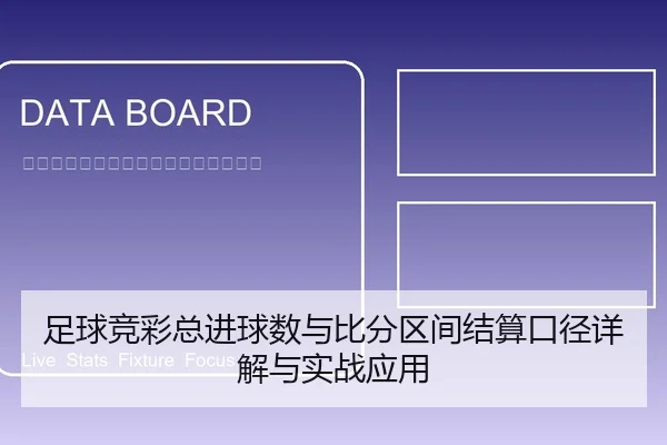 足球竞彩总进球数与比分区间结算口径详解与实战应用